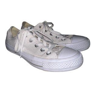 Converse Chuck Taylor Women’s All Star Ox Sneakers White White Sz 5.5 560682C